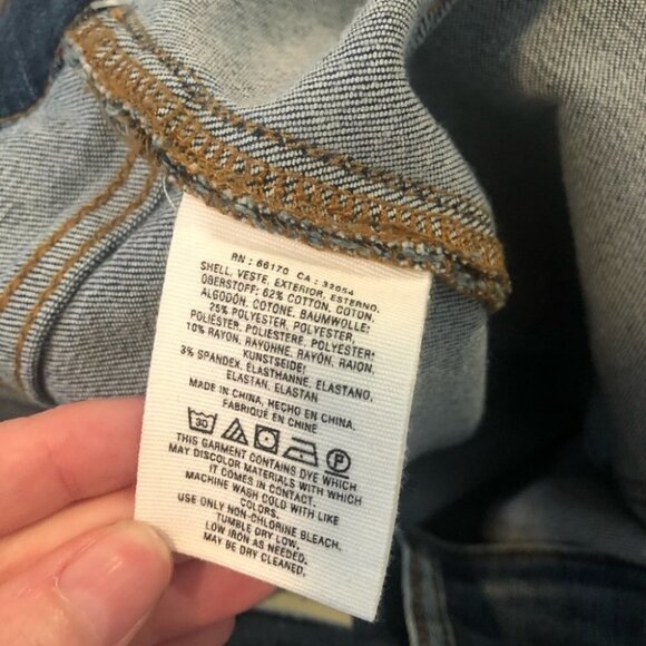 ANTHROPOLOGIE Pilco High Rise Denim Leggings 26W - Picture 8 of 8